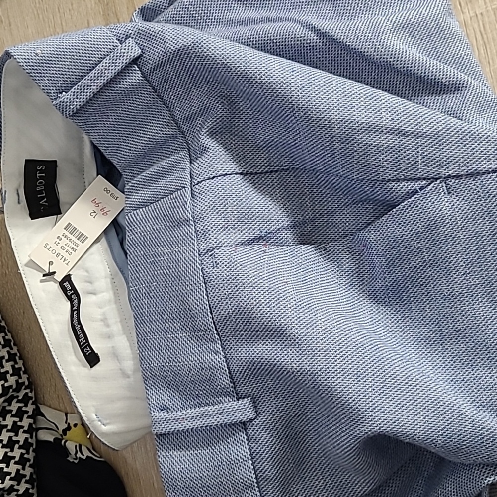 Talbots Hampshire Ankle Pants - Tidal Texture - Picture 4 of 4